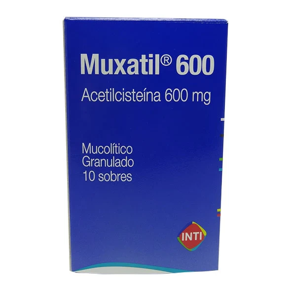 MUXATIL 600 MG X 10 (ACETILcISTEINA)