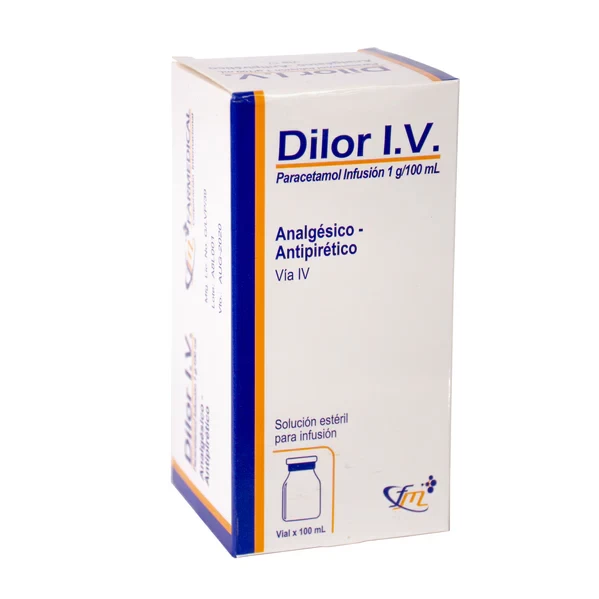 DILOR I.V PARACETAMOL 1G/100 ML VIAL X 100 ML