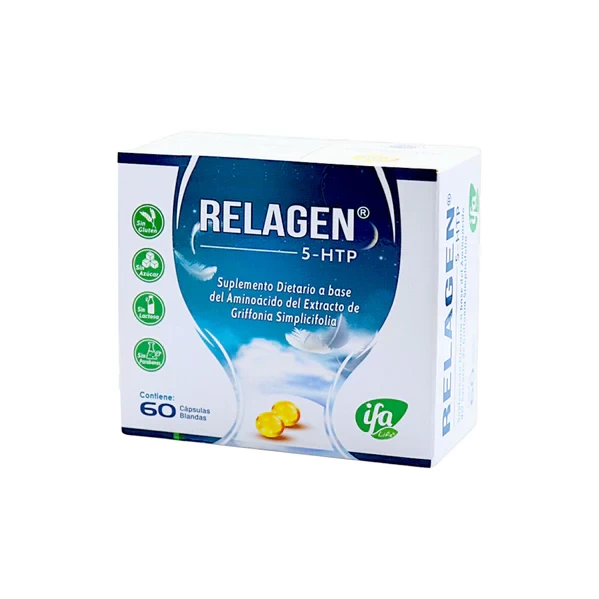 RELAGEN 5-HTP X BLISTER DE 10 CAP X 6