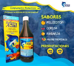 EMULSION B. AZUL FLUOR SABOR CEREZA X 450 ML