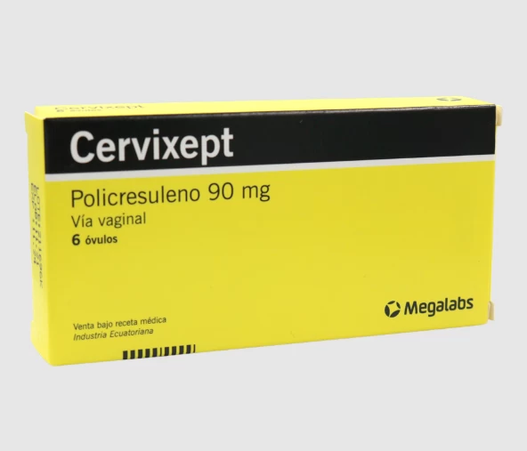 CERVIXEPT 90 MG ( POLICRESULENO) X 6 OVULOS