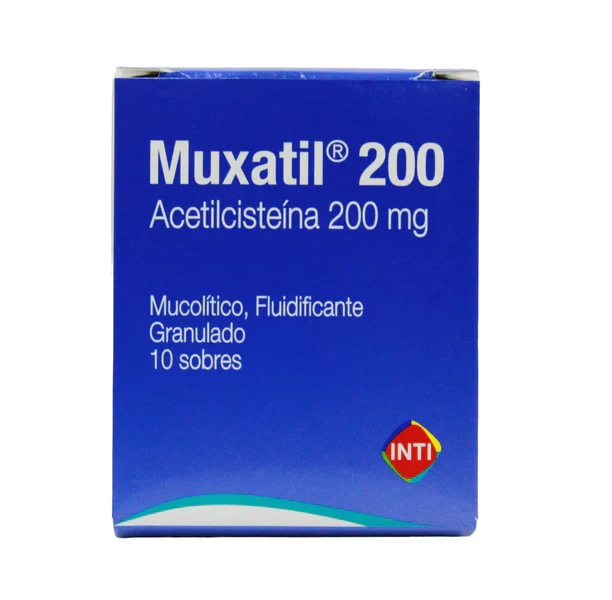 MUXATIL 200 MG X 10 (ACETILcISTEINA)