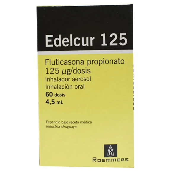 EDELCUR 125 (FLUTICASONA) X 60 DOSIS 4.5 ML