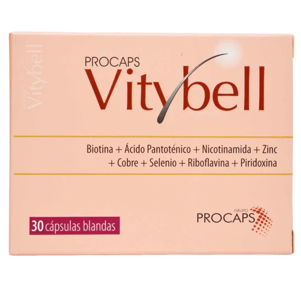 VITYBELL X 30 CAP ( BIOTINA+ACI PANTOTENICO+NICOTI+ZINC+COBRE+SELENIO+)