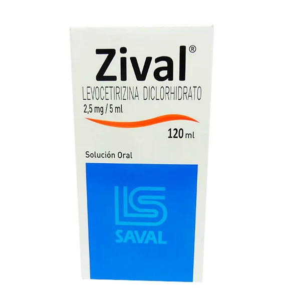 ZIVAL Jarabe 120 ML (LEVOCETIRIZINA)