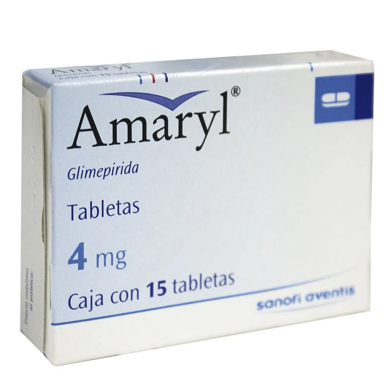 AMARYL 4 MG X 15 GLIMEPIRIDA
