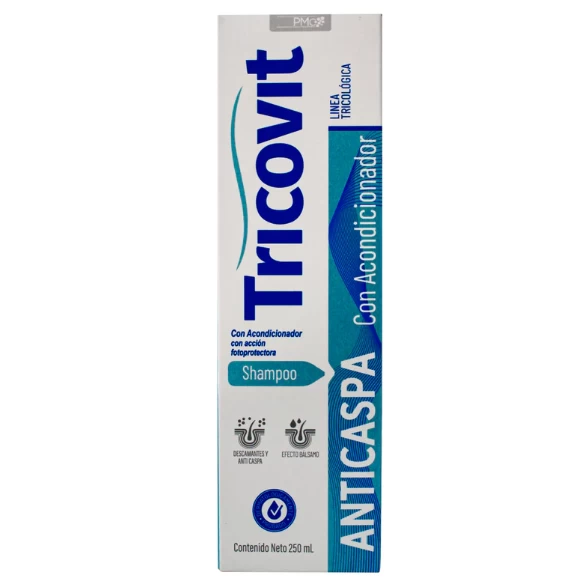 TRICOVIT ANTICASPA SHAMPOO CON ACONDICIONADOR  X 250 ML REF.2281