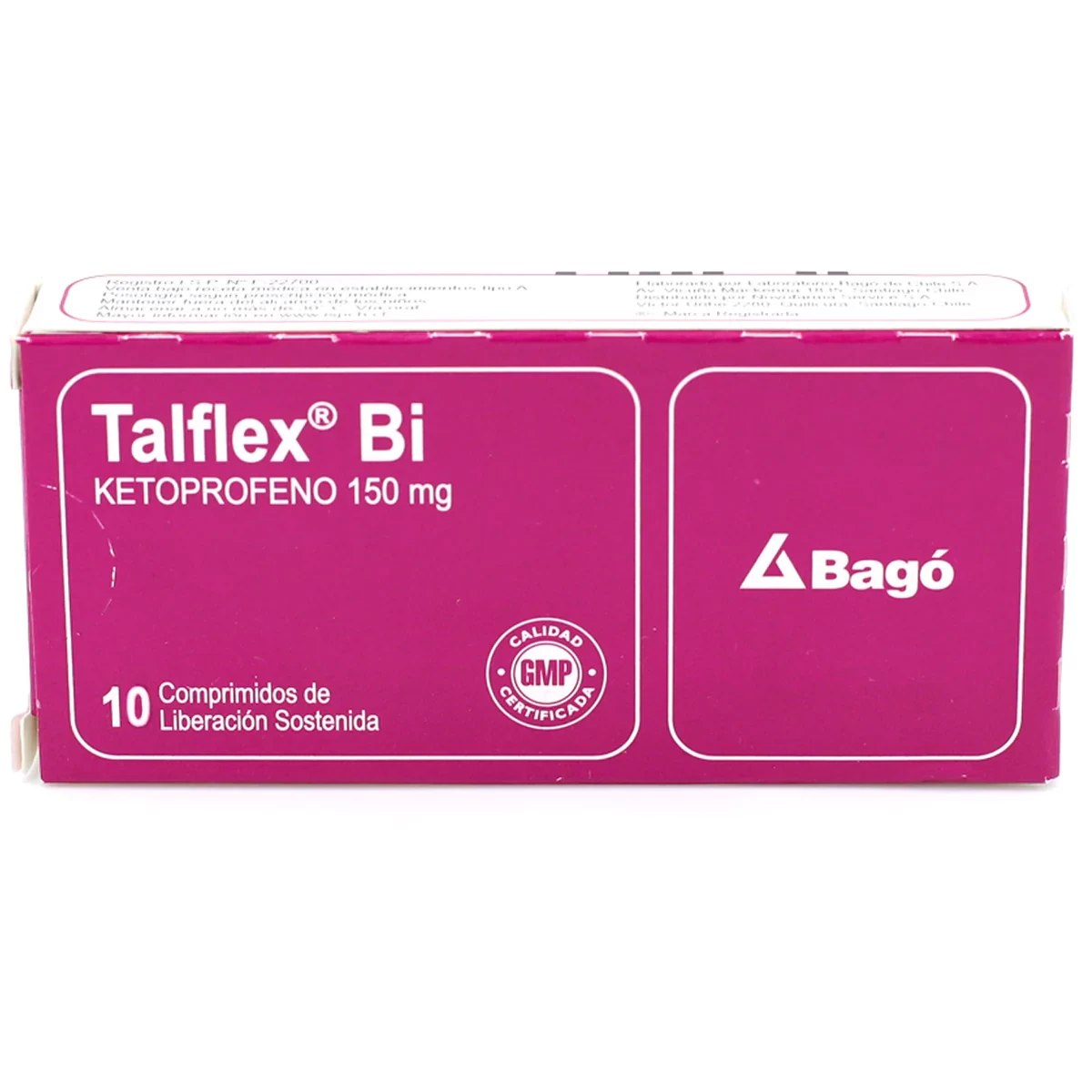 TALFLEX Bi 150 MG ( KETOPROFENO ) X 10 COMP