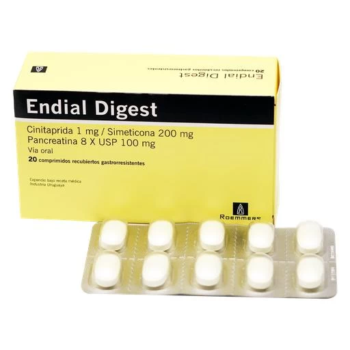ENDIAL DIGEST (CINITAPRIDA /SIMETICONA/PANCREATINA) X 20comp 20
