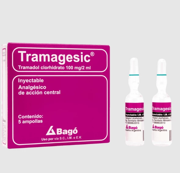 TRAMADOL AMPOLLAS 100MG/2ML  IM/IV ABD