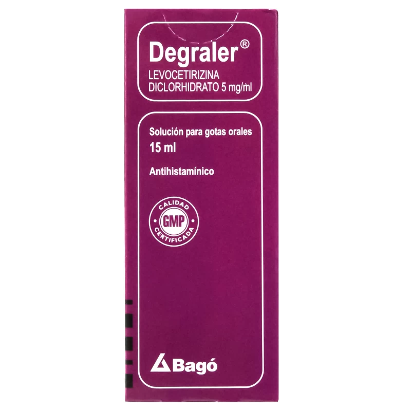 DEGRALER GOTAS 5 MG/ML X 15 ML LEVOCETIRICINA