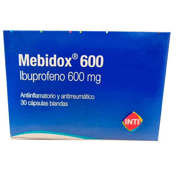 MEBIDOX 600 x30caps. (IBUPROFENO 600mg)