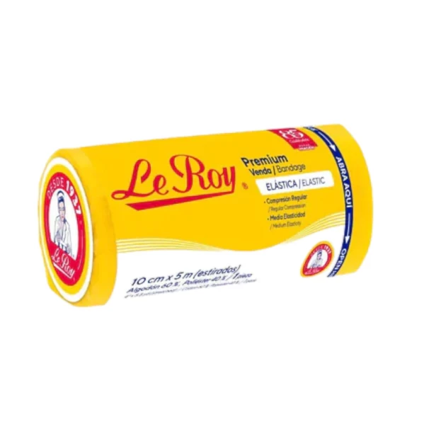 VENDA ELASTICA LEROY 10 CM ALTA COMPRENSION
