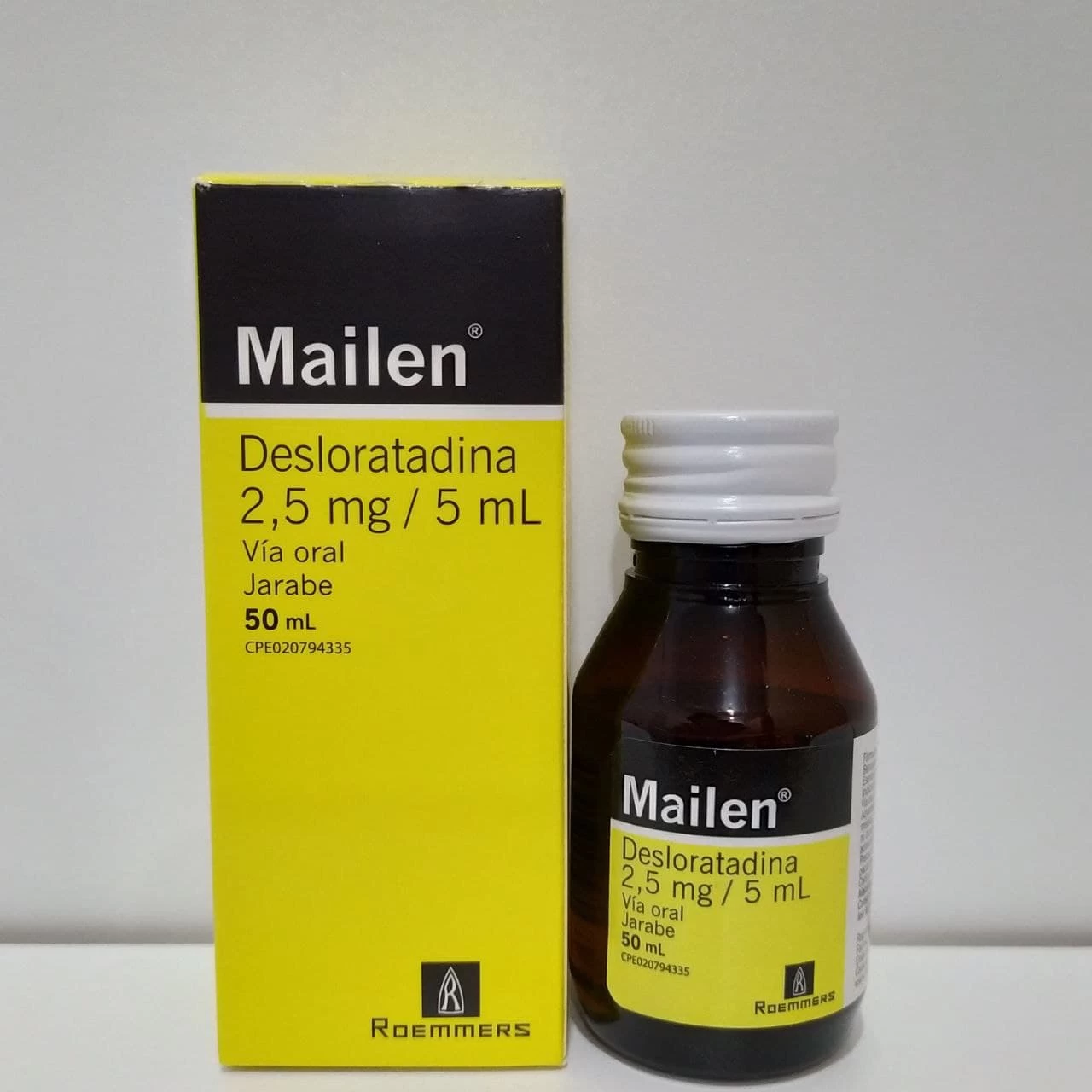 MAILEN JARABE 2,5 MG / ML 50 ML(DESLORATADINA)