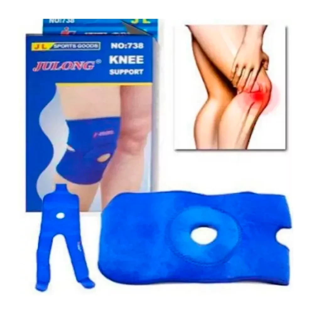 RODILLERA ELASTICA CON HUECO HOT LINE PAR HL-003