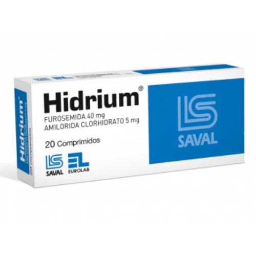 HIDRIUM X 20comp. (FUROSEMIDA+AMILORIDA)