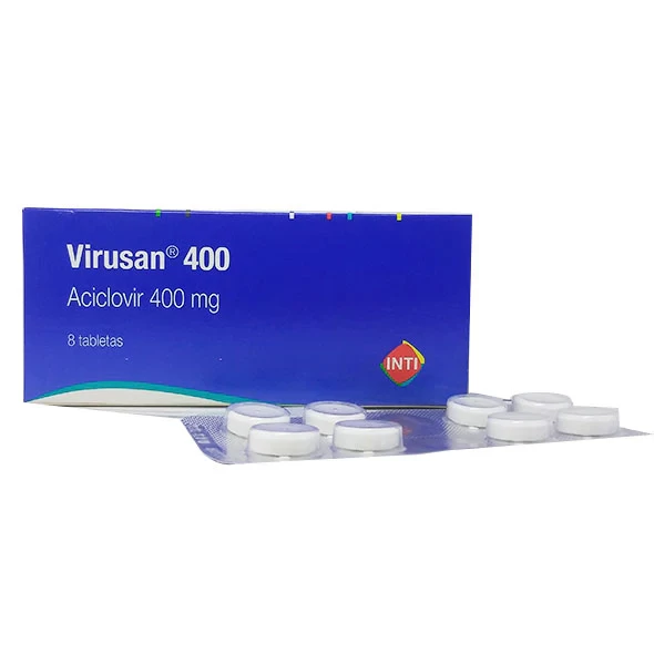 VIRUSAN (ACICLOVIR) 400 MG X 8tabs