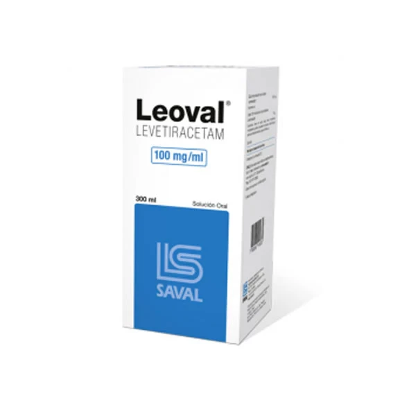 LEOVAL SOLUCION ORAL X 300 ML (LEVETIRACETAM)