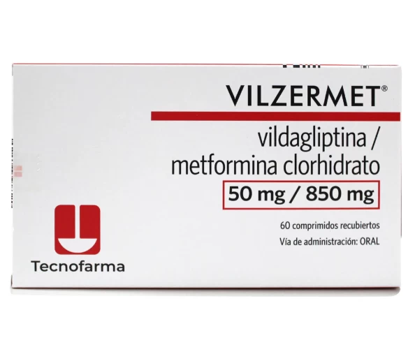 VILZERMET 50MG/850 MG X 60 COMP X CJA