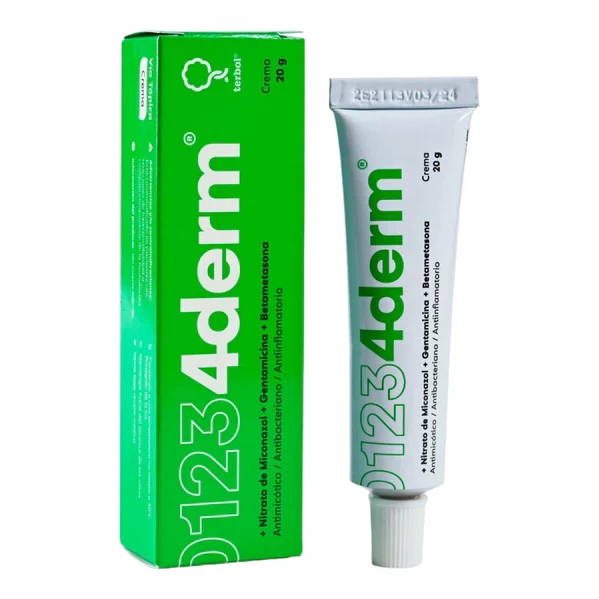 4 DERM CREMA 20 GR GENTAMICINA BETAMETASONA MICONASOL