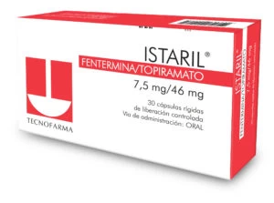 ISTARIL FENTERMINA 7.5/46 MG X 30 MG
