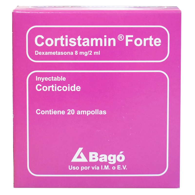 CORTISTAMIN FORTE ( DEXAMETASONA 8MG/2ML) X 20 AMP