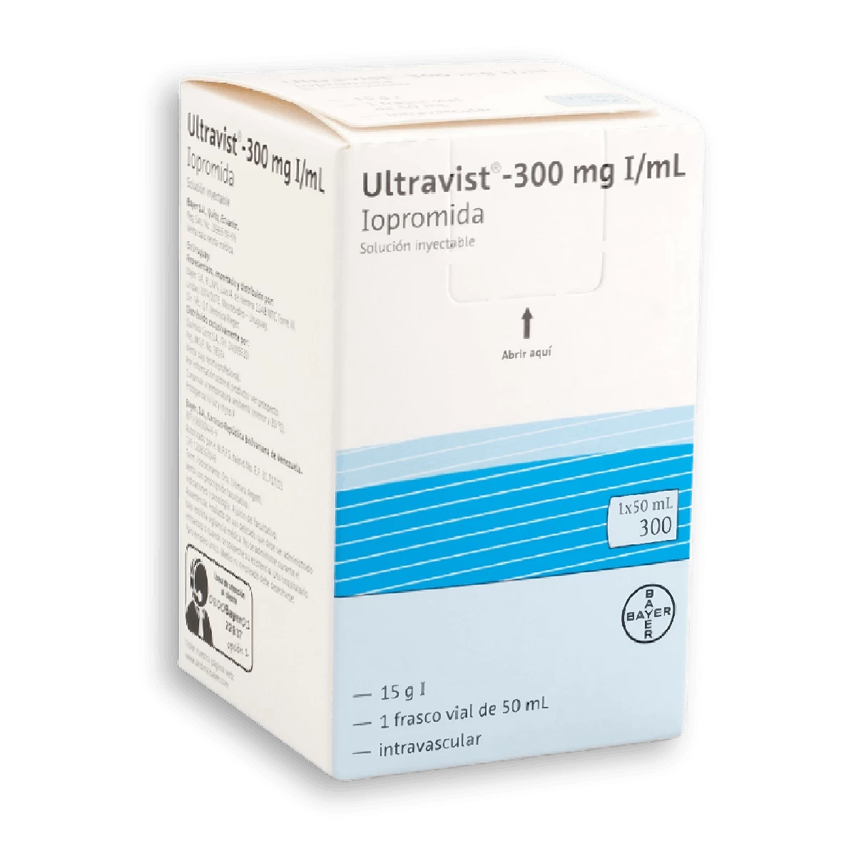 ULTRAVIST IOPROMIDA 300 MG I/ML 50 ML