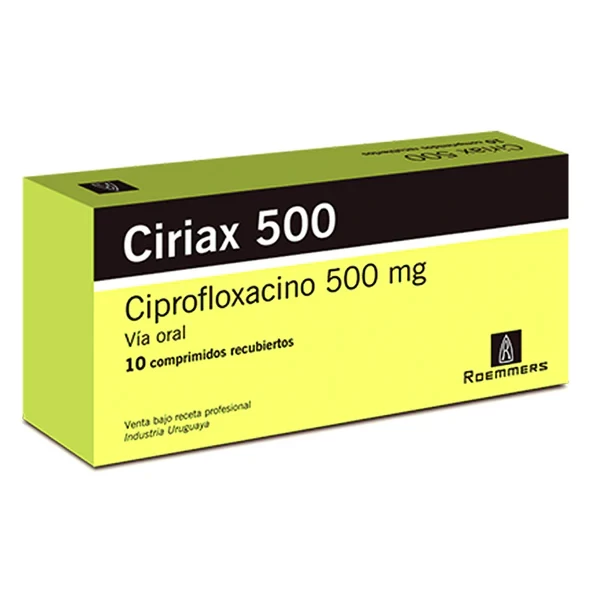 CIRIAX 500 MG CIPROFLOXACINO X 10