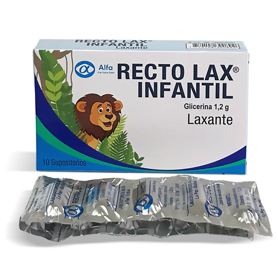 RECTO LAX INFANTIL X 10