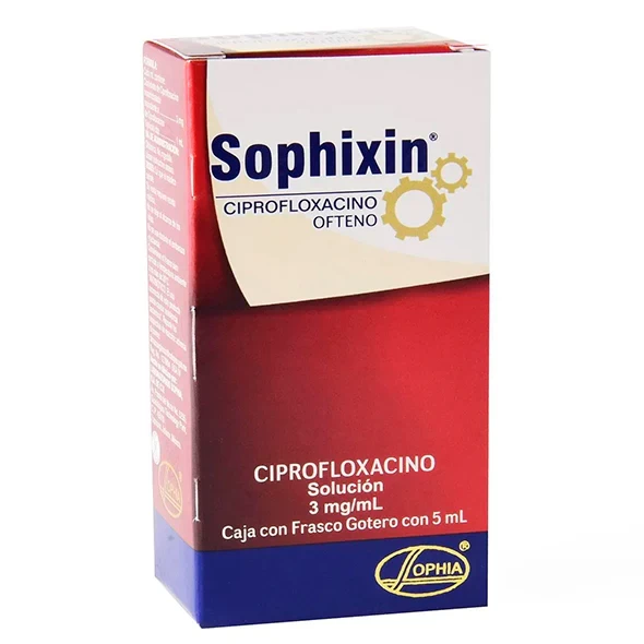 SOPHIXIN OFTENO 0,3 % COLIRIO 5 ML (CIPROFLOXACINO)