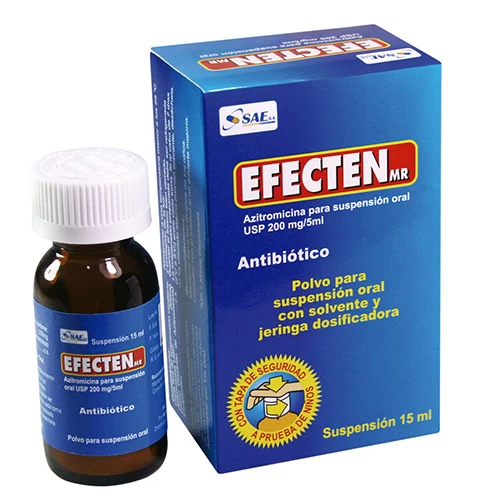 EFECTEN MR SUSPENSION 200 MG/5ML X 15 ML (azitromicina)
