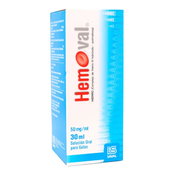 HEMOVAL GOTAS 30 ML HIERRO POLIMALTOSA