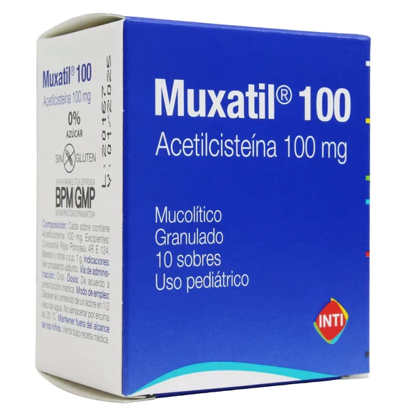 MUXATIL 100 MG X 10sobres (ACETILcISTEINA)