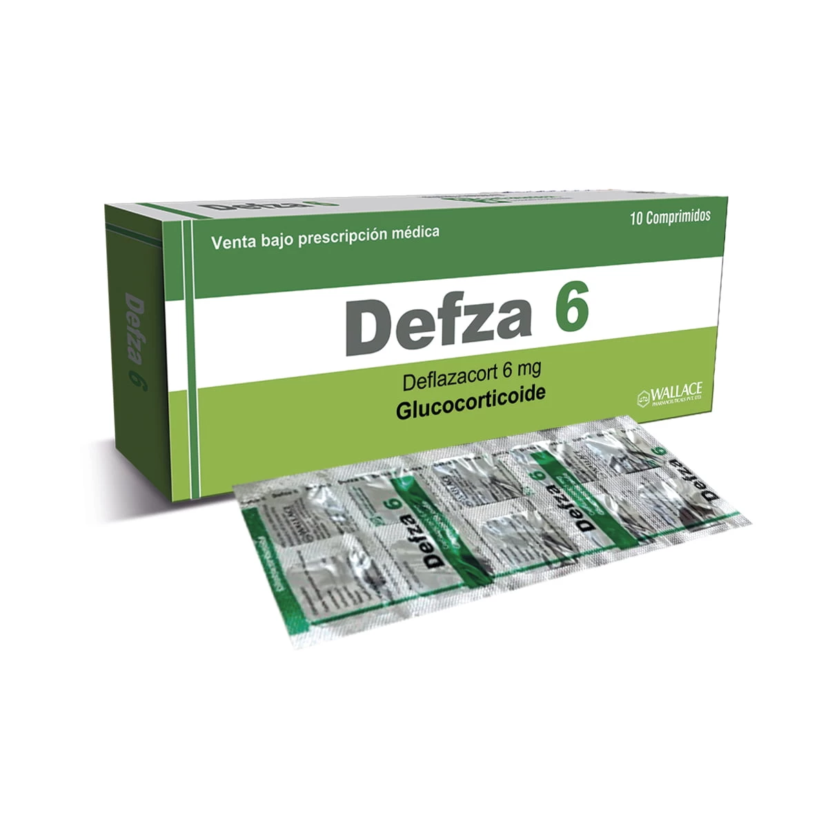 DEFZA 6 MG X 10 DEFLAZACORT