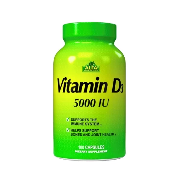 VITAMINA D3 5000 I.U X 100 CAP alfa