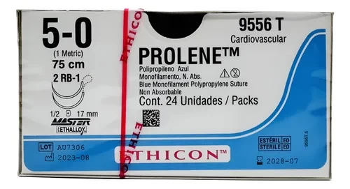 PROLENE 5-0 C/A 1.5 CM 9556