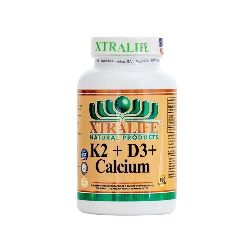 VITAMINA K2+D3+CALCIUM X 100 CAPSULAS