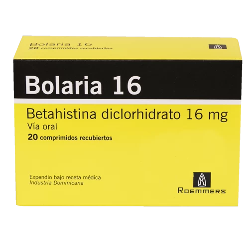 BOLARIA 16 X20comp BETAHISTINA 16mg