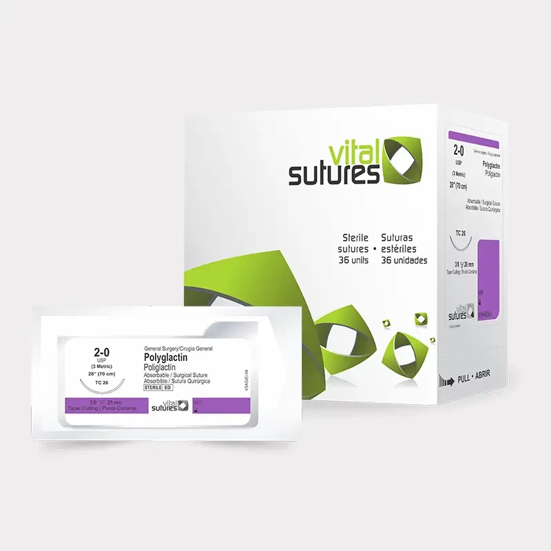 VICRIL POLYGLACTIN 2-0 70 CM 910 VITALIS-COD 339