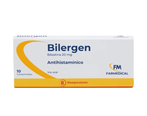 BILERGEN 20 MG X 10 COMP ( BILASTINA 20 MG)