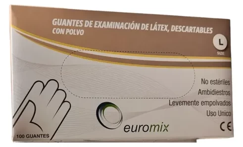 GUANTES TALLA L  POR  CAJA   - EUROMIX