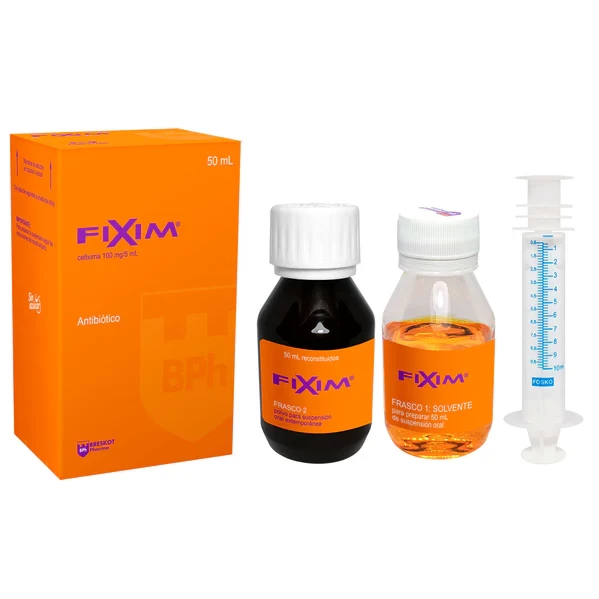 FIXIM 100 MG/5 ML X 100 ML CEFIXIMA