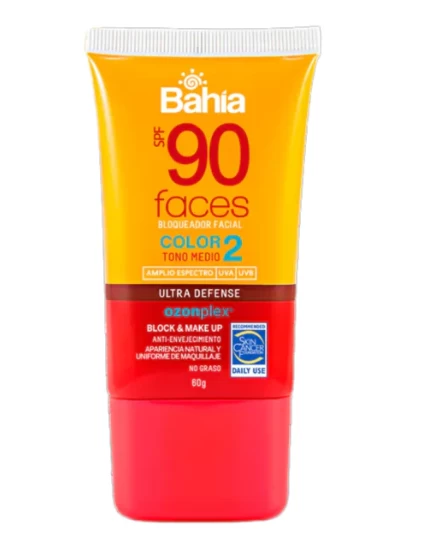 BAHIA BLOQUEADOR SOLAR FACIAL SPG 90 COLOR 2 MEDIO X 60 GR