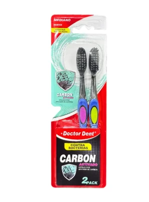 CEPILLO CARBON ACTIVADO 2X1 DOCTOR DENT REF.2012