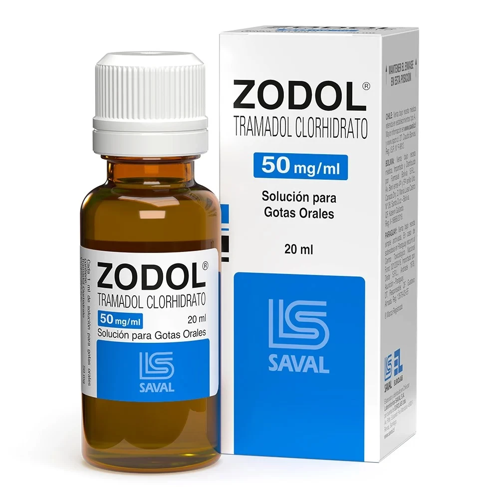 ZODOL GOTAS 50 MG 20 ML TRAMADOL
