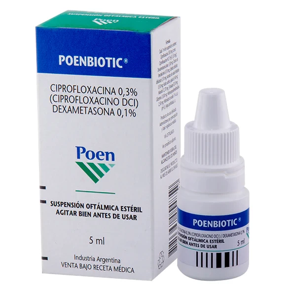 POENBIOTIC COL. 5 ML(CIPRO- DEXA)