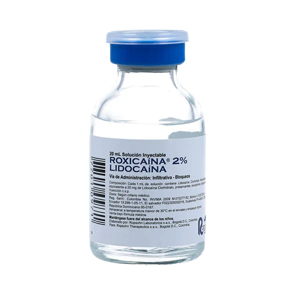 ROXICAINA 2% PURA 20ML (LIDOCAINA)