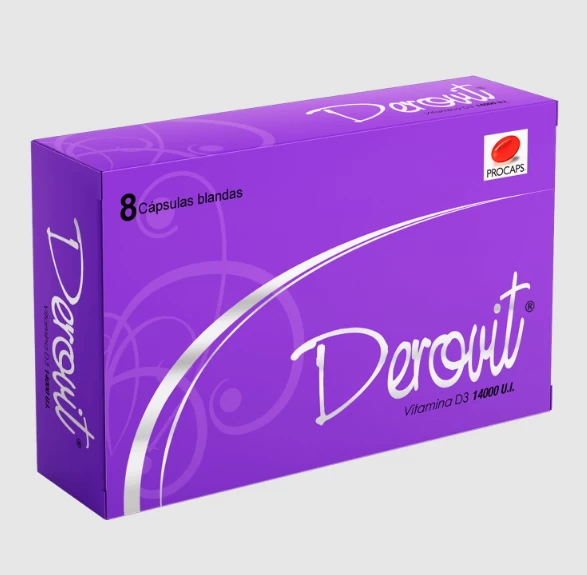 DEROVIT ( VITAMINA D3 14000 UI ) X 8 CAP