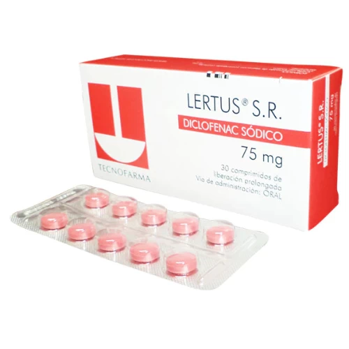 LERTUS SR 75 MG X 30