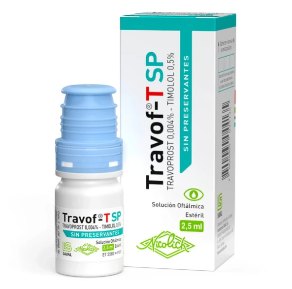 TRAVOF T SP X 2.5 ML ( TRAVOSPROST 0.004%- TIMOLOL 0.5%)